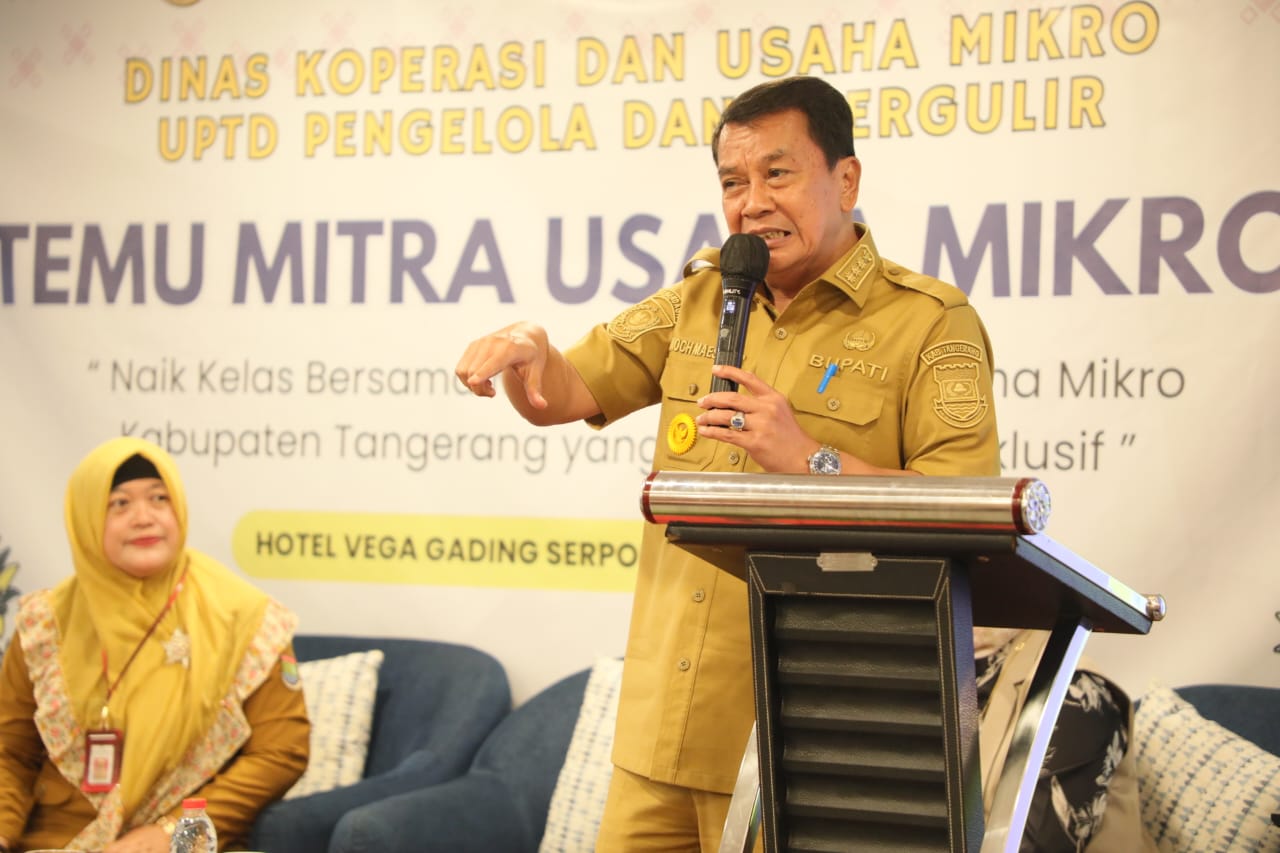 Bupati Tangerang Beri Dukungan Pelaku Usaha Mikro