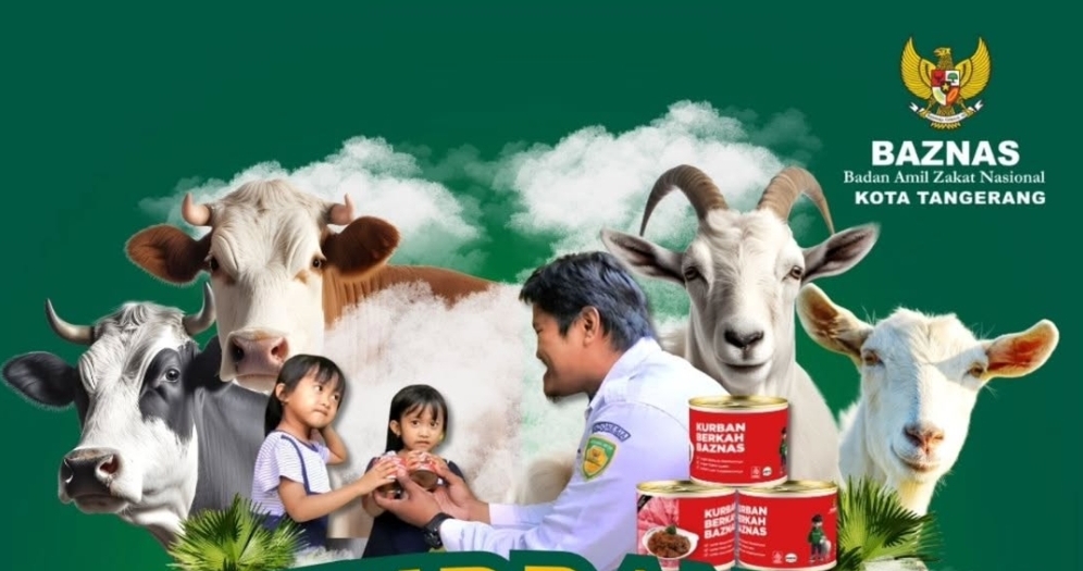 BAZNAS Kota Tangerang Targetkan Salurkan Daging Kurban 7.150 KPM