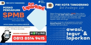 SPMB 2025, PWI Kota Tangerang Buka Posko Pengaduan