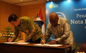 Garuda Indonesia dan Kementrian HAM Perkuat Konektivitas Udara