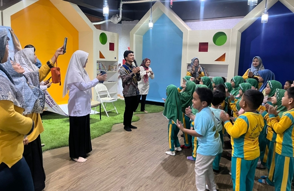 Begini Keseruan Anak TK Ikut Story Telling di Perpustakaan Kota Tangerang