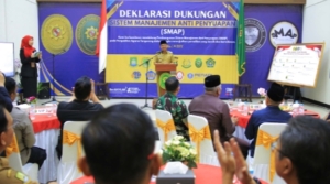 Hadiri Deklarasi Dukungan Sistem Manajemen Anti Penyuapan, Sachrudin: Ini Harus Jadi Aksi Nyata, Bukan Sekadar Seremoni