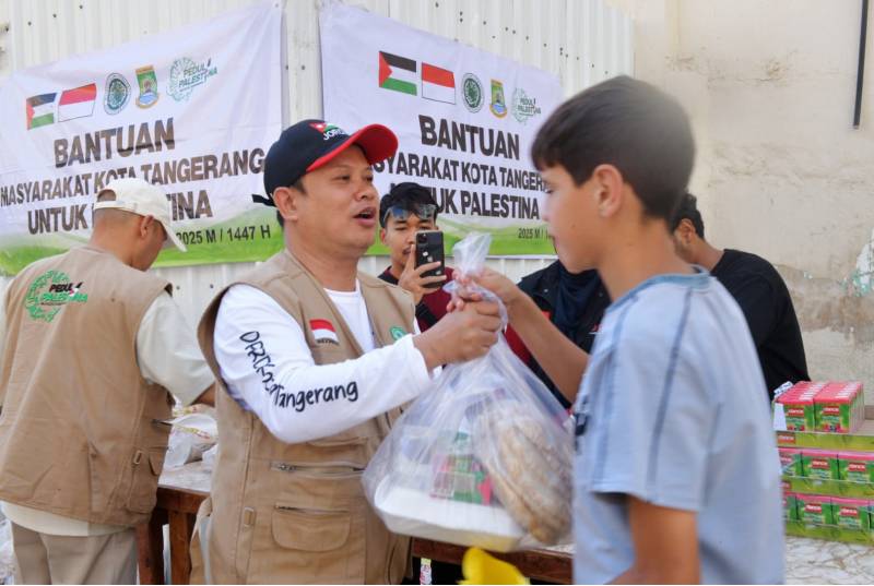 Dari Kota Tangerang untuk Palestina Rp2 Miliar Tersalurkan, Sachrudin: Bukti Solidaritas Tanpa Batas