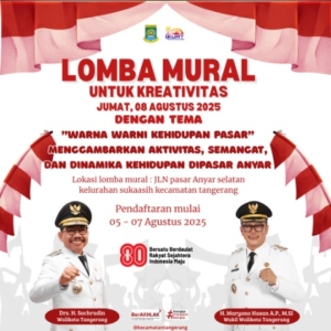 Semarak Dirgahayu RI, Pendaftaran Lomba Mural Kemerdekaan Kecamatan Tangerang Resmi Dibuka