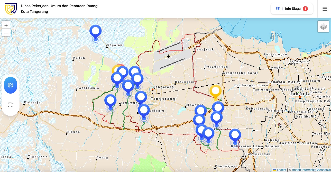 Aktivitas Mitigasi Banjir Ditingkatkan, Berikut Informasi Tinggi Muka Air Real-Time di Sejumlah Sungai di Kota Tangerang