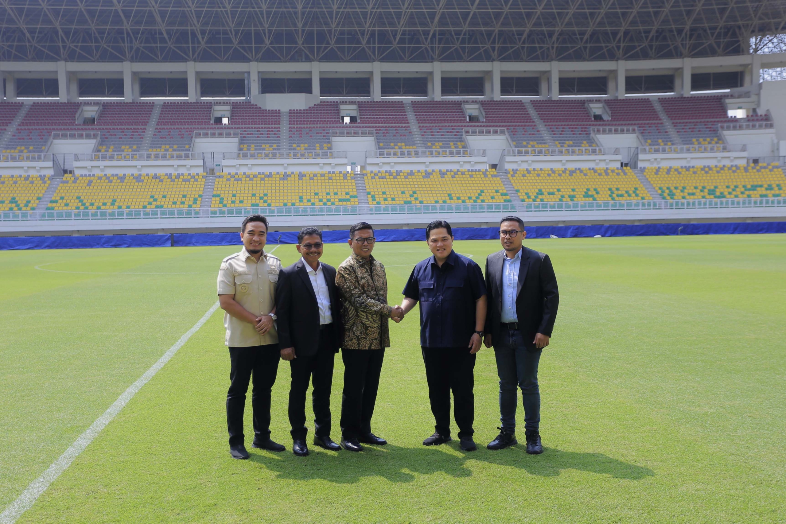 Hadiri Kunjungan Ketum PSSI, Wali Kota Siap Dukung Pengembangan Sepak Bola Lewat Liga 4