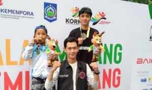 Skateboard Banten Sabet Emas dan Perak di FORNAS VIII NTB 2025
