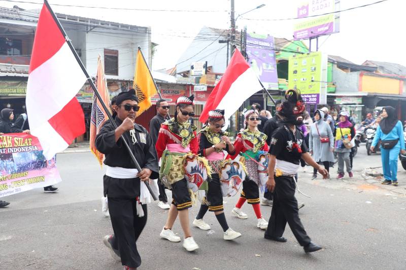 550 Pesilat Unjuk Kebolehan di Parade Pencak Silat IPSI Cibodas Kota Tangerang