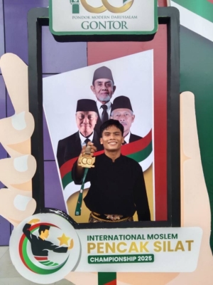 Pesilat Muda Kota Tangerang Torehkan Emas di International Moslem Pencak Silat 2025