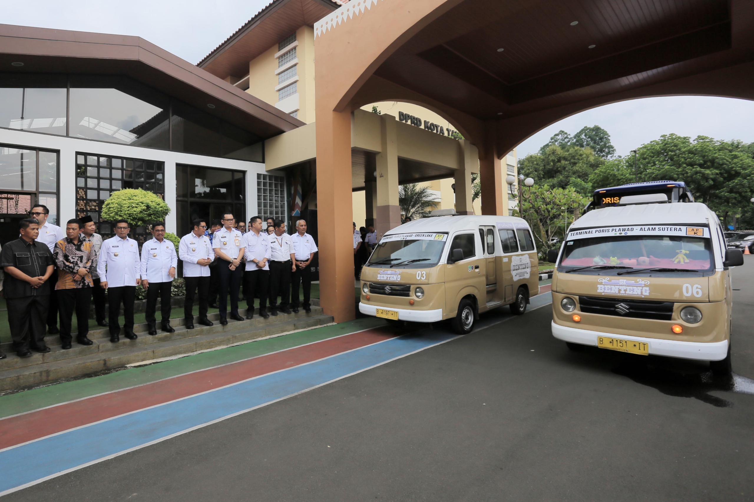 Momentum Hari Perhubungan Nasional, Pemkot Tangerang Resmikan Rute Baru Si Benteng dan Uji Coba Bus Si Tayo Baru