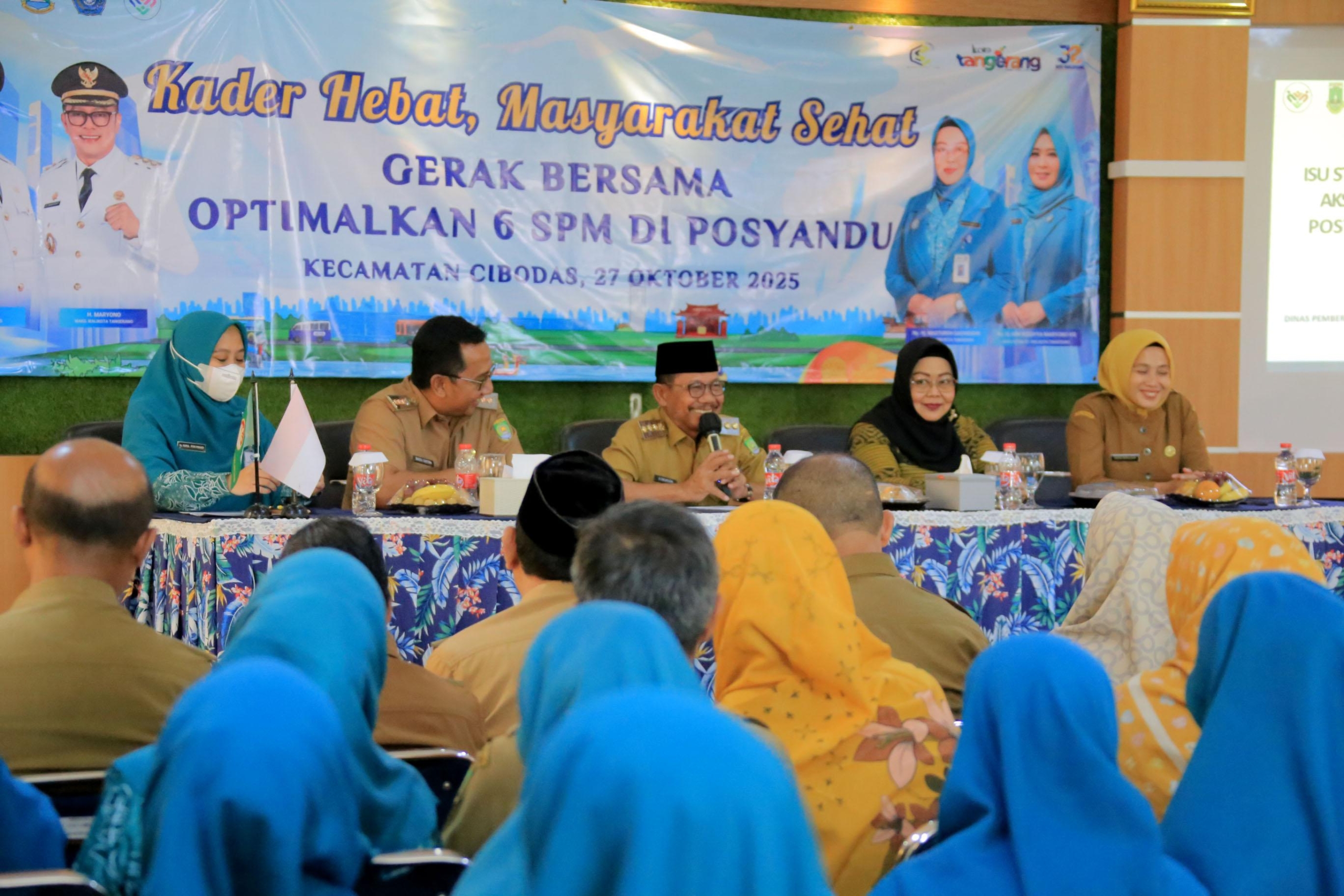 Serahkan Bantuan ke GKB, Sachrudin Minta Kader PKK dan Posyandu Lebih Maksimalkan Pelayanan