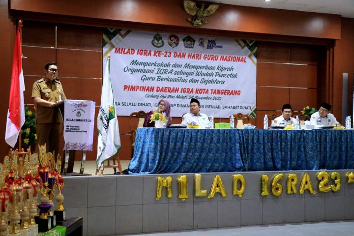 Hadiri Milad IGRA, Maryono: Guru Pilar Masa Depan Generasi Emas