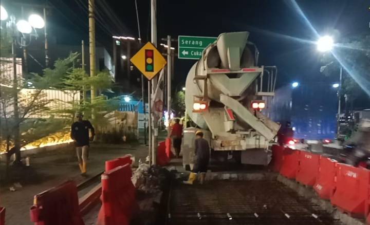 Perumda Tirta Benteng Kota Tangerang Targetkan Perbaikan Jalan Gatsu & M Toha Rampung Akhir 2025