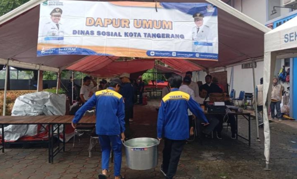 Tanggap Bencana Banjir, Pemkot Tangerang Bangun Dapur Umum hingga Tingkat Kelurahan