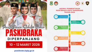 Pendaftaran Seleksi Calon Paskibraka Kota Tangerang Diperpanjang hingga 12 Maret 2026