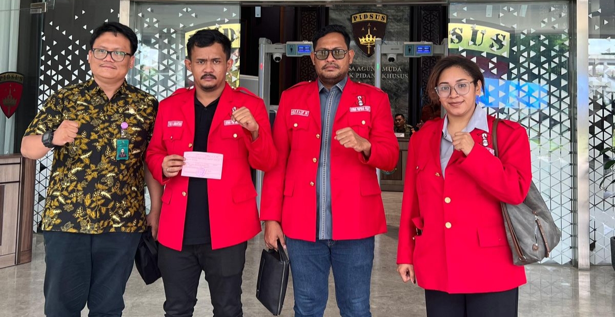 DPP GMNI Resmi Laporkan Dugaan Korupsi Pengadaan Private Jet KPU RI ke Kejagung