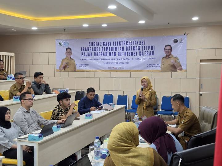 Bapenda Kota Tangerang Perkuat Transaksi Digital melalui Sosialisasi ETPD