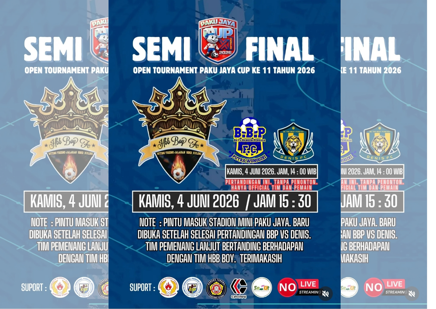 Sisa 50 Detik Laga BBP vs Denis Dilanjutkan Hari Ini Tanpa Penonton, Pemenang Langsung Hadapi HBB Boy