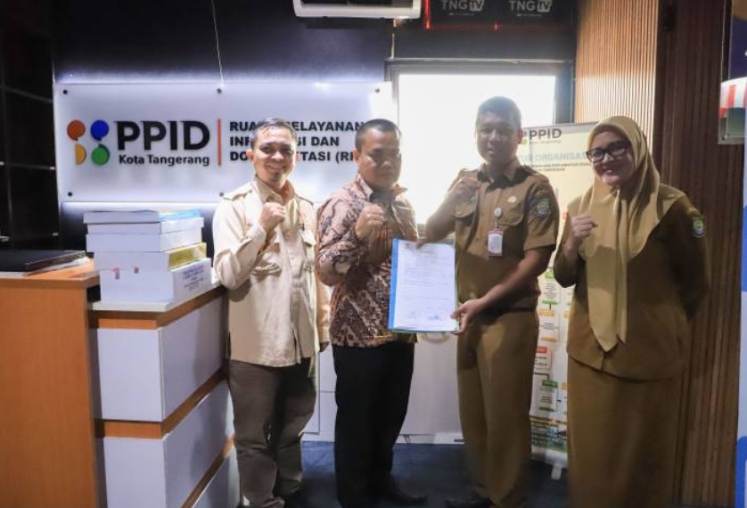 Optimis Pertahankan Penghargaan, Layanan PPID Kota Tangerang Diapresiasi Komisi Informasi Banten