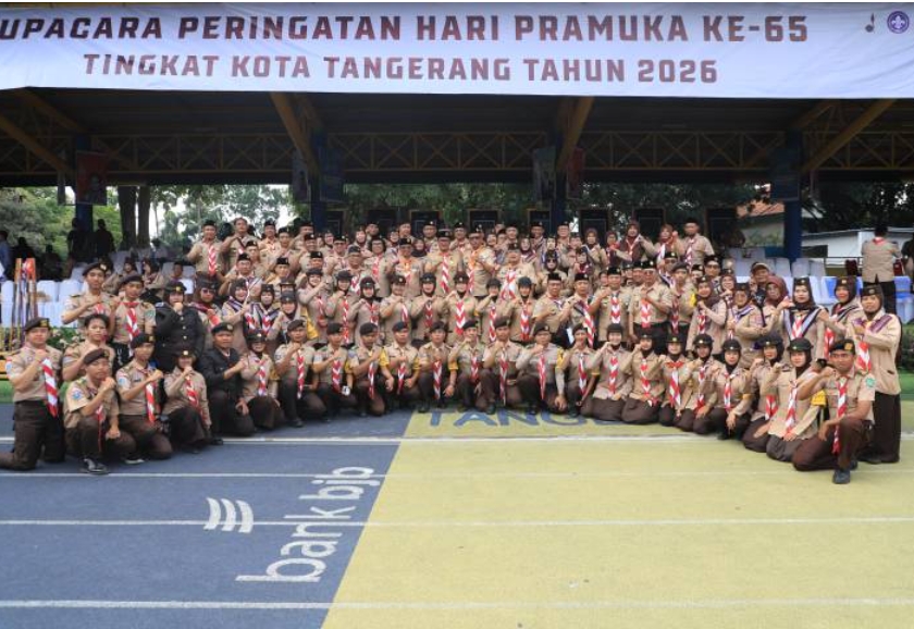 Peringatan Hari Pramuka ke-65 Perkuat Disiplin dan Karakter Generasi Muda di Kota Tangerang
