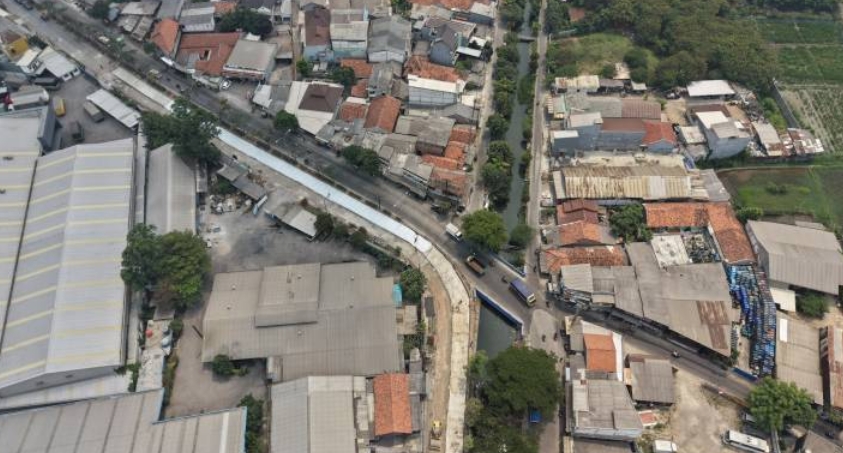 Satu Jalur Tuntas Dibeton, Perbaikan Ruas Jalan Garuda Batuceper Capai 50 Persen