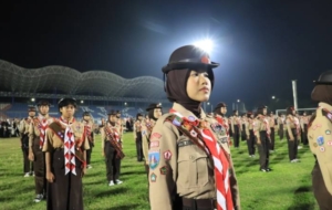 Malam Inaugurasi, 1.000 Pramuka Garuda Kota Tangerang Resmi Dikukuhkan