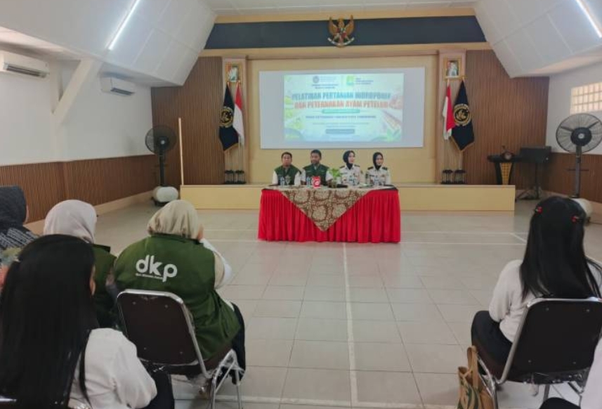Gandeng Lapas Kelas IIA, DKP Kota Tangerang Latih 60 Warga Binaan Jadi Petani dan Peternak Mandiri