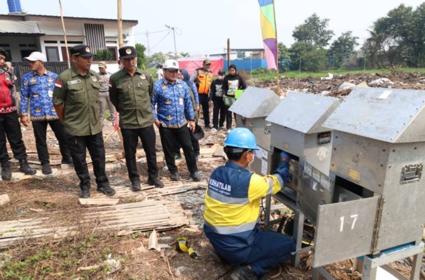 DLH Kota Tangerang Tutup TPS Ilegal Seluas 8.000 Meter Persegi di Pinang