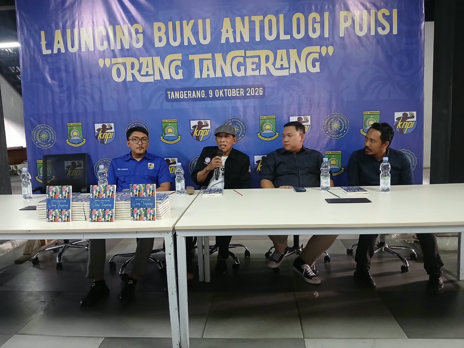 KNPI Kota Tangerang Luncurkan Buku Antologi Puisi Orang Tangerang, Jadi Legacy Pemuda